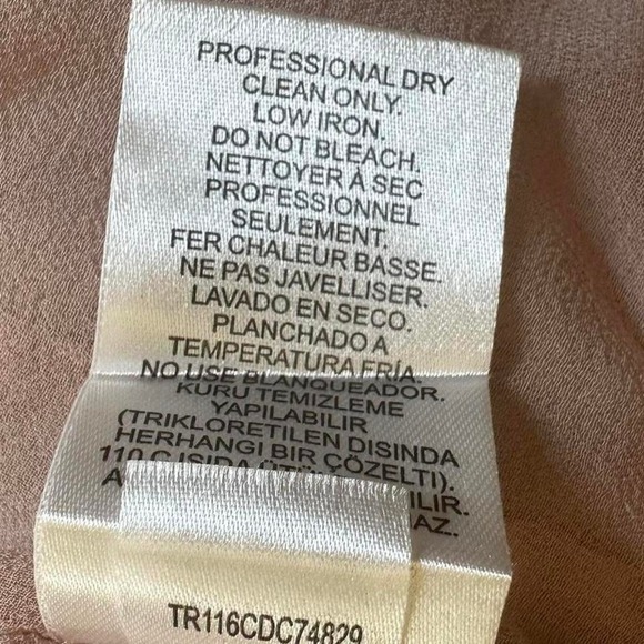 100% Silk Tibi Rose Pink Cami Size 00 Original Price $275 Feminine Boho Fairy - Picture 6 of 8